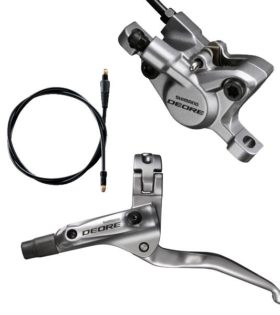 Shimano Deore T615 Ön Hidrolik Fren Seti Gümüş