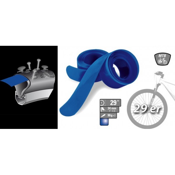Zefal Z Liner MTB 29" 34mm Patlak Önleme Koruması 3 Zefal Z Liner MTB 29" 34mm Patlak Önleme Koruması